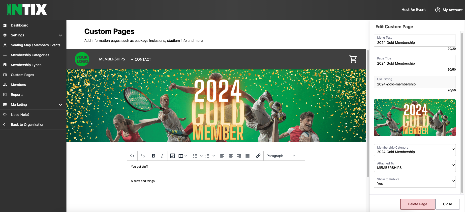 Your Org Membership Custom Page build.png